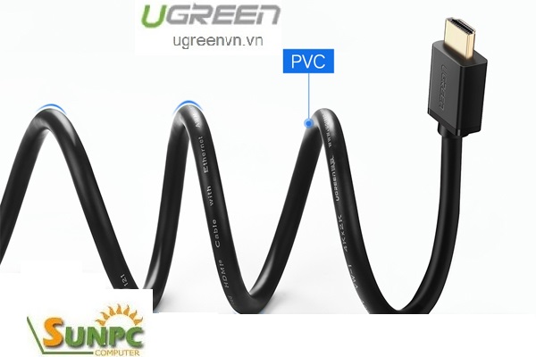 Cáp HDMI 1.4 dài 40M hỗ trợ Ethernet + 1080p@60hz Ugreen 50764 (Chip Khuếch Đại)