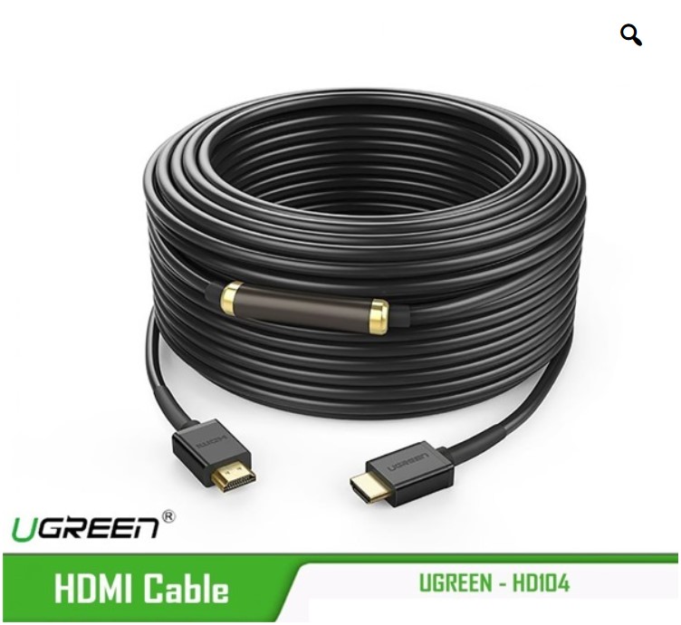 Cáp HDMI dài 30M cao cấp hỗ trợ Ethernet + 1080p@60hz HDMI chính hãng Ugreen 10114