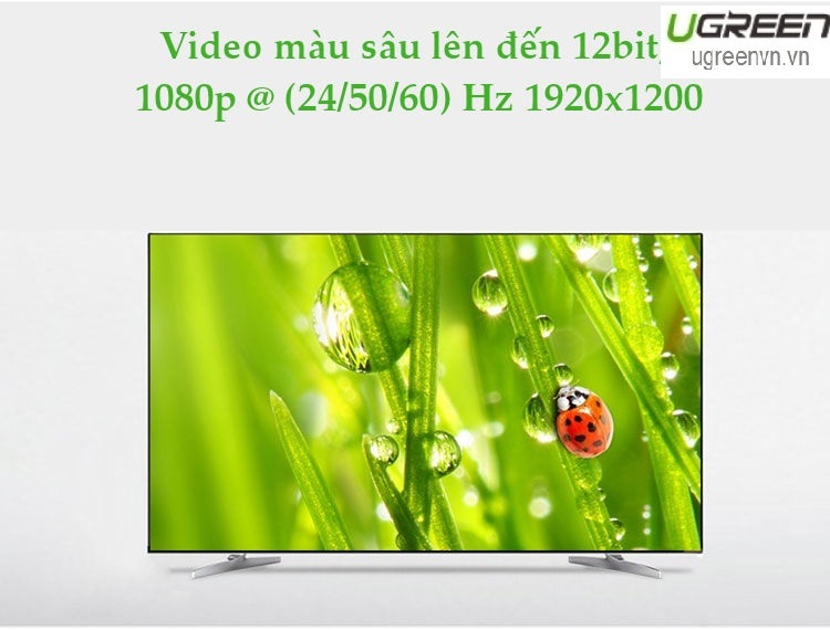 Bộ chia cổng HDMI 1 ra 4 Hỗ trợ full HD, 4K*2K@30Hz Chính hãng Ugreen 40202 Cao cấp