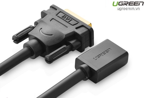 Cáp chuyển đổi DVI 24+1 to HDMI âm Ugreen 20118 chính hãng