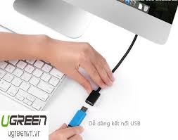 Cáp USB 2.0 nối dài 2m chính hãng Ugreen 10316 cao cấp