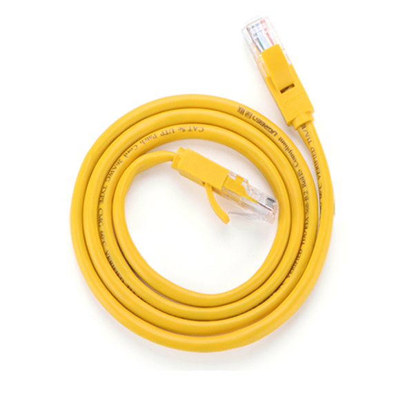 Cáp mạng đúc sẵn Cat5e 5M Ugreen 11233 màu vàng cao cấp