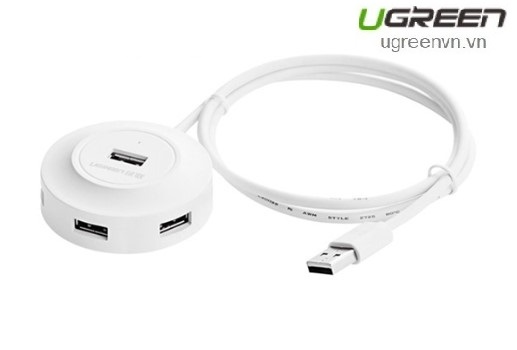 Bộ chia 4 cổng USB 2.0 Ugreen 20270 cao cấp