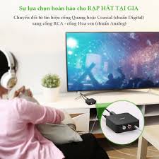 Bộ chuyển đổi quang + Coaxial to RCA chính hãng Ugreen 30523 cao cấp