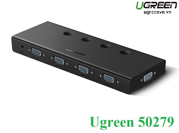 Bộ gộp VGA 4 vào 1 ra Hỗ trợ full HD 500Mhz chính hãng Ugreen 50279 cao cấp