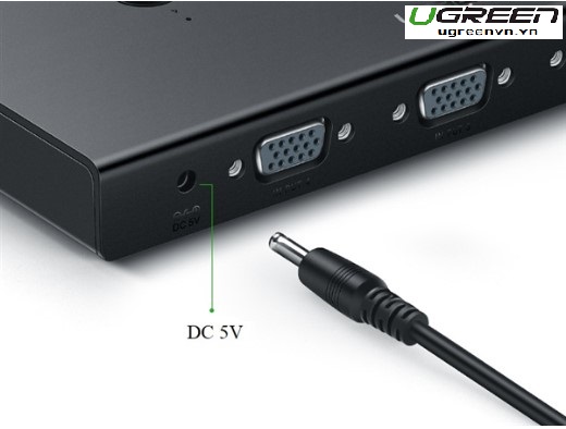 Bộ gộp VGA 4 vào 1 ra Hỗ trợ full HD 500Mhz chính hãng Ugreen 50279 cao cấp