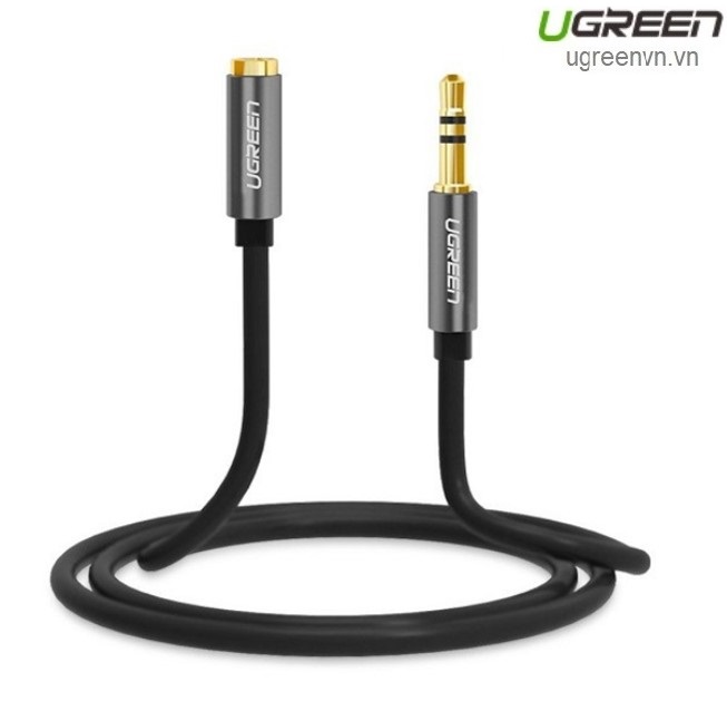 Cáp Audio 3.5mm nối dài 2m chính hãng Ugreen 10594 cao cấp