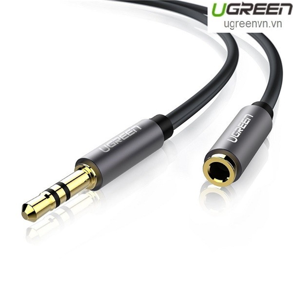 Cáp Audio 3.5mm nối dài 2m chính hãng Ugreen 10594 cao cấp