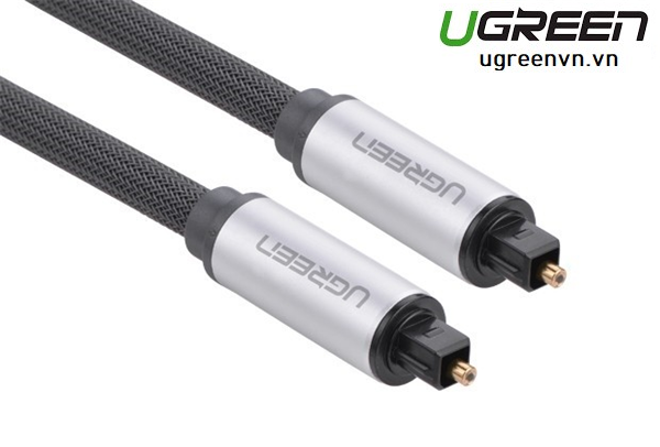 Cáp audio quang (Toslink, Optical) 1,5m Chính hãng Ugreen 10542 vỏ nhôm