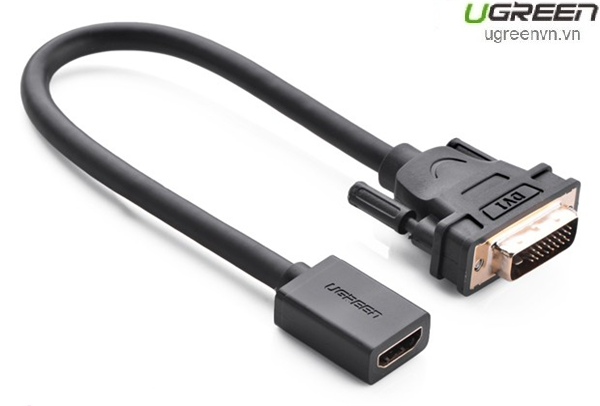 Cáp chuyển đổi DVI 24+1 to HDMI âm Ugreen 20118 chính hãng