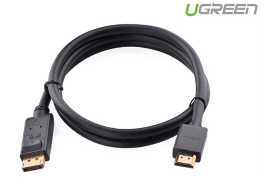 Cáp Displayport 1.2 to HDMI dài 1,5m hỗ trợ 4K*2K Ugreen 10239 cao cấp