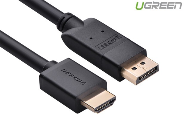 Cáp Displayport 1.2 to HDMI dài 1,5m hỗ trợ 4K*2K Ugreen 10239 cao cấp