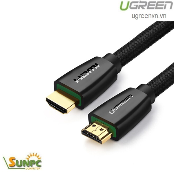 Cáp HDMI 2.0 dài 10m hỗ trợ full HD 4Kx2K chính hãng Ugreen 40414 cao cấp