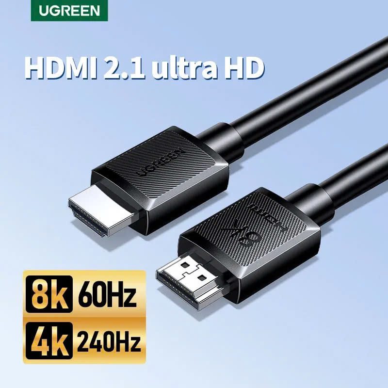 Cáp HDMI 2.1 dài 5M 8K@60Hz 48Gbps hỗ trợ HDR eARC Ugreen 45434 cao cấp
