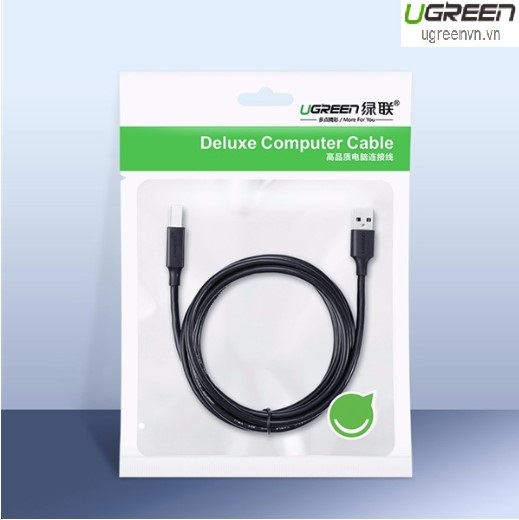 Cáp máy in USB 2.0 dài 1,5m Ugreen 10845 cao cấp