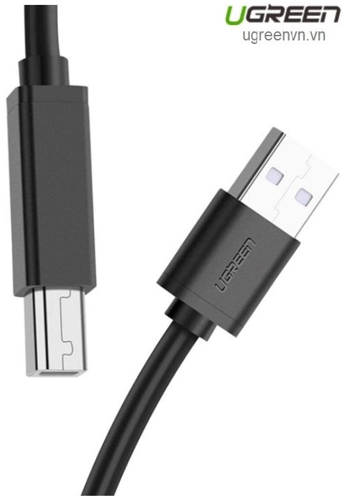 Cáp máy in USB 15m chính hãng Ugreen 10362 có IC khuếch đại