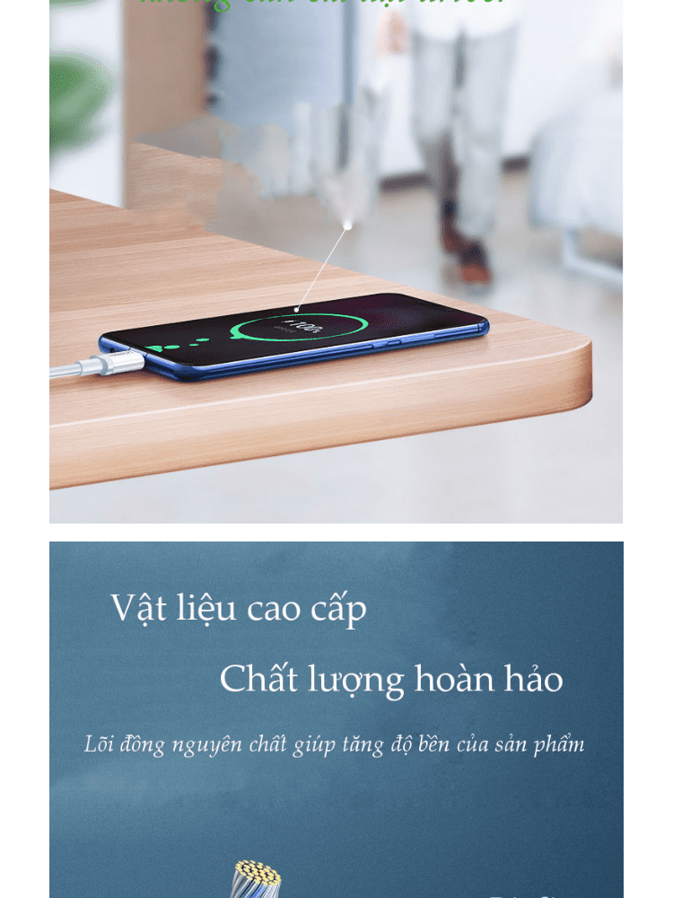C&aacute;p sạc, dữ liệu USB Type-C to USB Type-C d&agrave;i 1M hỗ trợ PD 60W Ugreen 60518