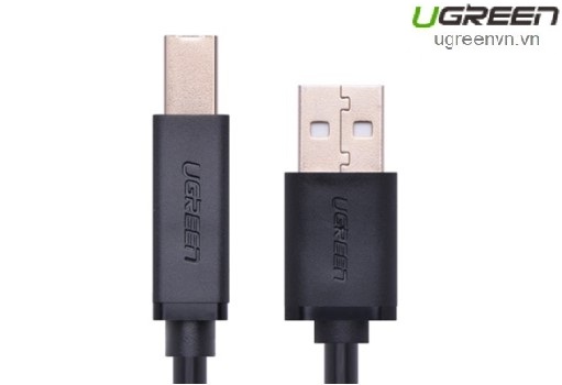 Cáp máy in USB 2.0 mạ vàng dài 1,5m 10350 chính hãng Ugreen