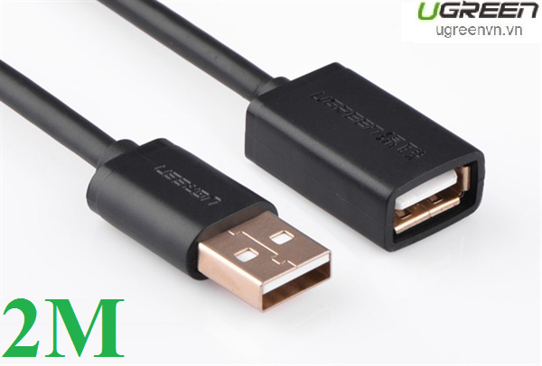 Cáp USB 2.0 nối dài 2m chính hãng Ugreen 10316 cao cấp