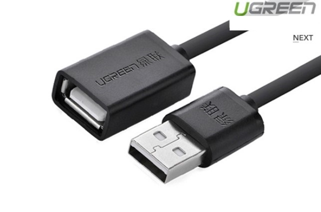 Cáp USB 2.0 nối dài 5m chính hãng Ugreen 10318 cao cấp