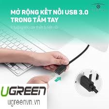 Cáp USB nối dài 3.0 dài 3m chính hãng Ugreen 30127 cao cấp