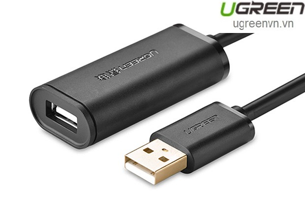 Cáp USB nối dài 5m có chíp khuếch đại Ugreen 10319 chính hãng