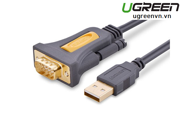 Cáp USB to Com dài 1,5m chính hãng Ugreen 20211 cao cấp