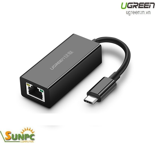 Cáp USB Type-C to Lan 10/100/1000Mbps chính hãng Ugreen 50307 cao cấp