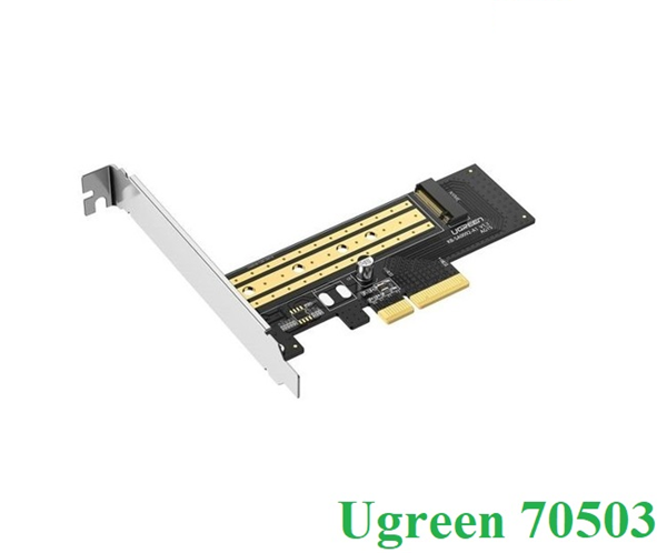 Card chuyển đổi ổ cứng SSD M2 NVMe PCIe 2280 to PCI-E 3.0 Ugreen 70503 cao cấp