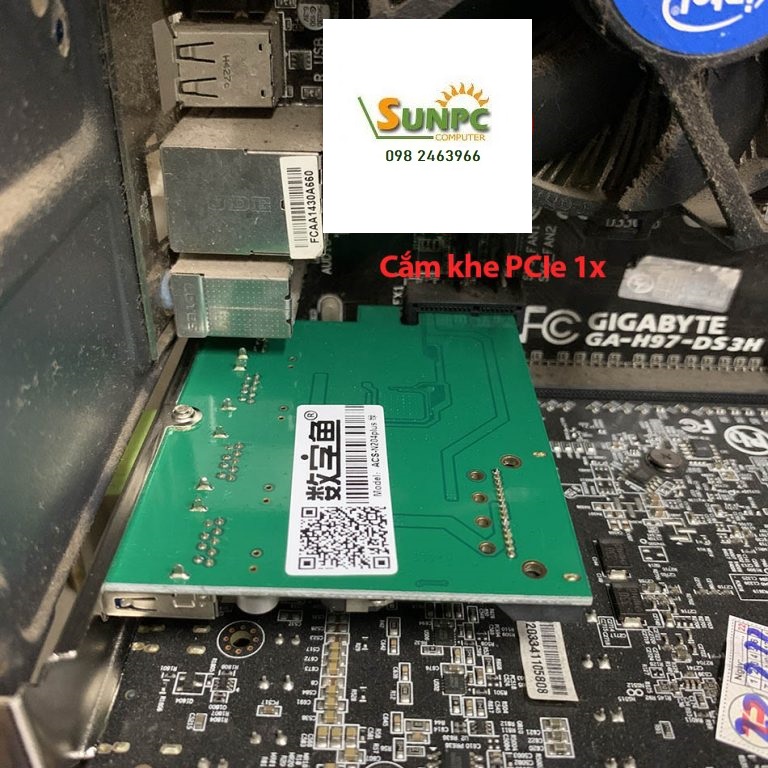 Card chuyển đổi PCI-E to 4 USB 3.0 Chipset NEC720201