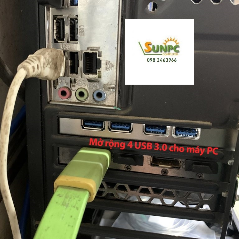 Card chuyển đổi PCI-E to 4 USB 3.0 Chipset NEC720201