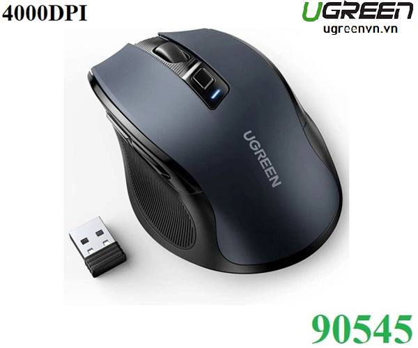 Chuột không dây 2.4G Silent Click 4000 DPI cao cấp Ugreen 90545