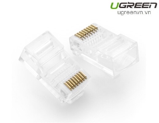 Đầu bấm mạng RJ45 cat 5e 50c/hộp chính hãng Ugreen 20331 cao cấp