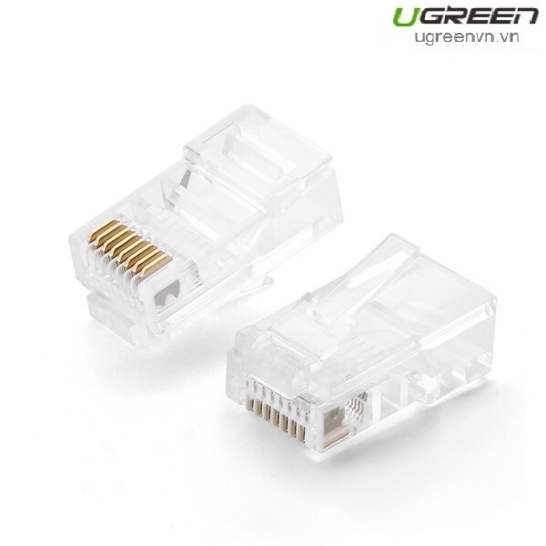 Đầu bấm mạng RJ45 cat 5e 50c/hộp chính hãng Ugreen 20331 cao cấp