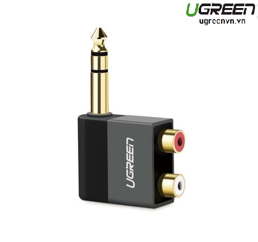 Đầu chuyển đổi âm thanh 6.5mm sang RCA Ugreen 40846 chính hãng