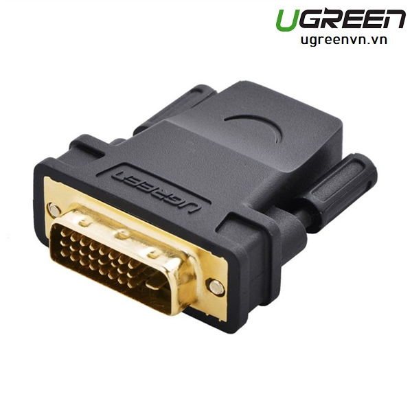 Đầu chuyển đổi DVI 24+1 to HDMI chính hãng Ugreen 20124