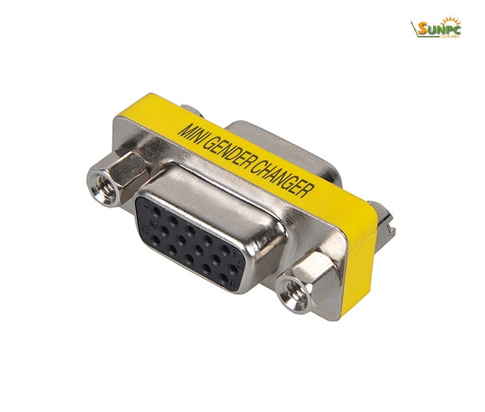 Đầu nối cáp VGA DB15 hai đầu cái (Female to Female)