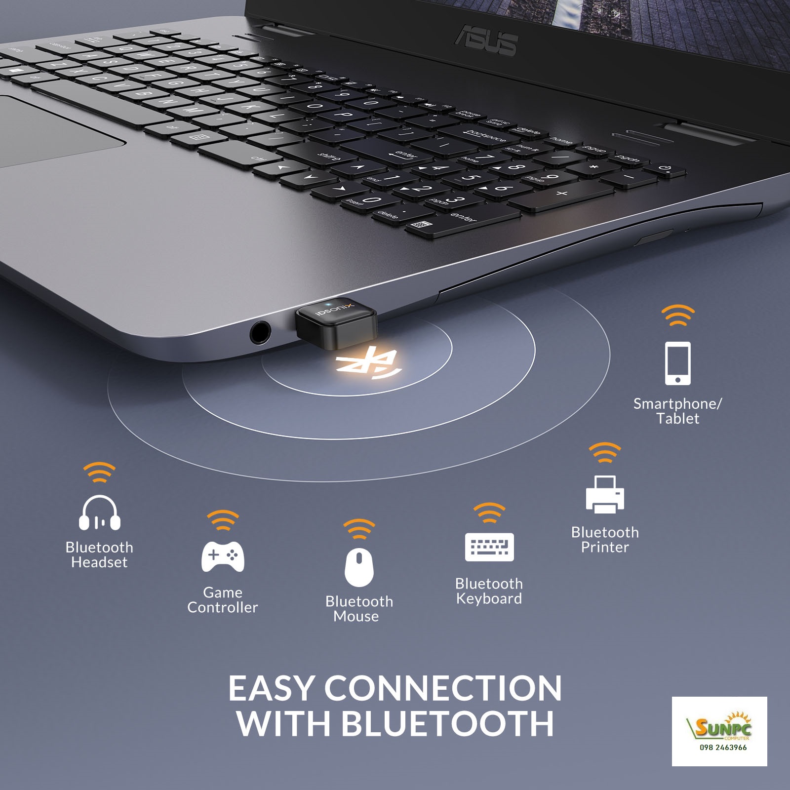 USB Bluetooth 5.0 IDsonix BTA-508