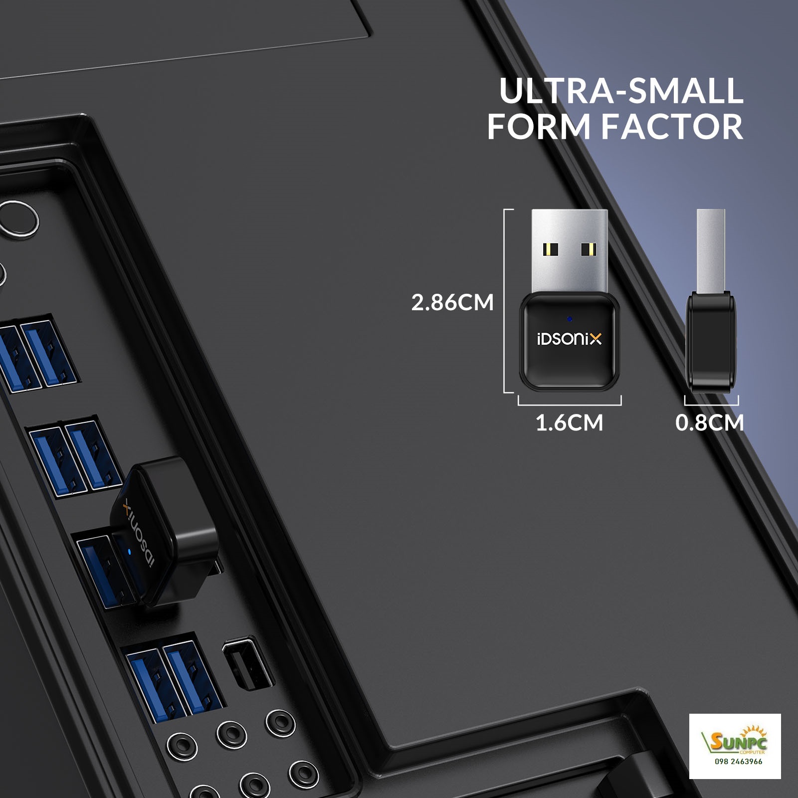 USB Bluetooth 5.0 IDsonix BTA-508