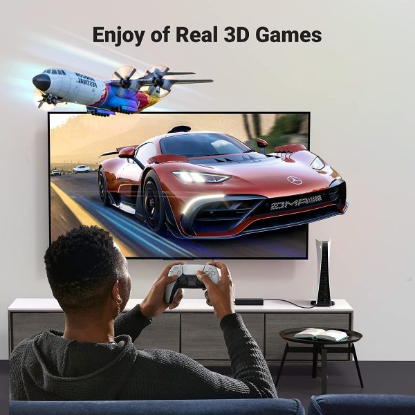 Bộ gộp HDMI 5 vào 1 ra chuẩn 2.0 hỗ trợ 4K@60Hz 3D CEC HDR HDCP2.2 Ugreen 90512 cao cấp