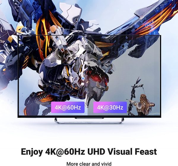 Bộ gộp HDMI 5 vào 1 ra chuẩn 2.0 hỗ trợ 4K@60Hz 3D CEC HDR HDCP2.2 Ugreen 90512 cao cấp