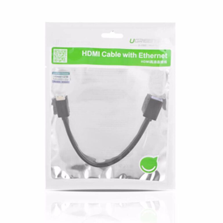 Cáp chuyển đổi Mini HDMI to HDMI dài 20cm chính hãng Ugreen 20137