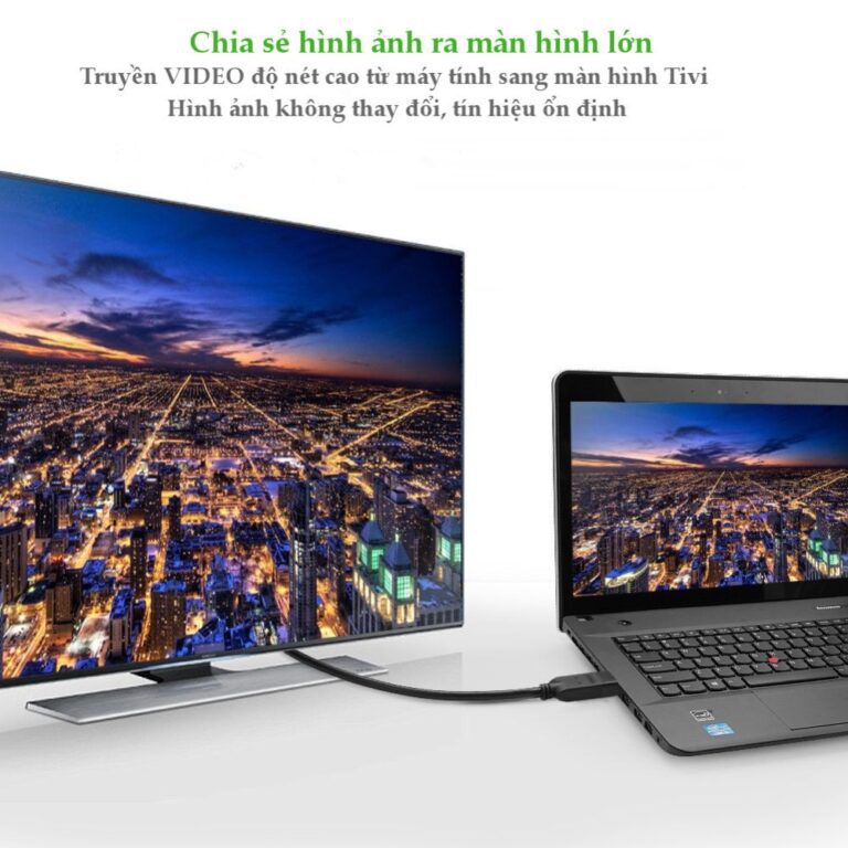 Cáp Displayport to VGA dài 1,5m chính hãng Ugreen 10247 cao cấp