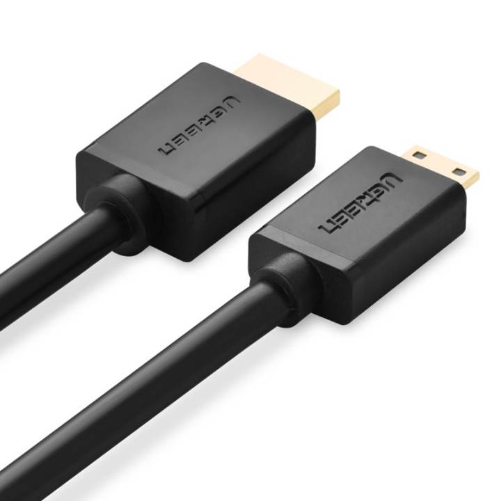 Cáp Mini HDMI sang HDMI 2.0 dài 1,5M Ugreen 11167 hỗ trợ 4K@60hz cao cấp