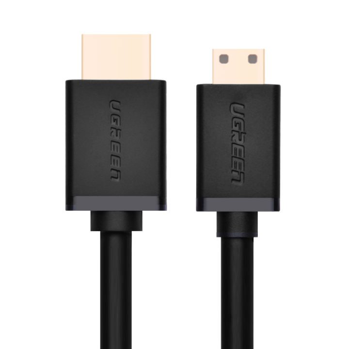 Cáp Mini HDMI sang HDMI 2.0 dài 1,5M Ugreen 11167 hỗ trợ 4K@60hz cao cấp