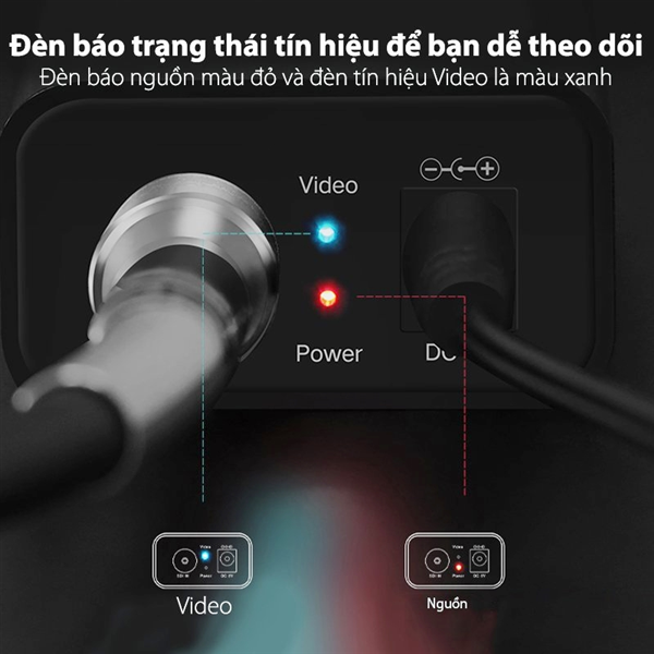 Bộ chuyển đổi HDMI to SDI cho camera hỗ trợ 1080p Ugreen 40966 cao cấp