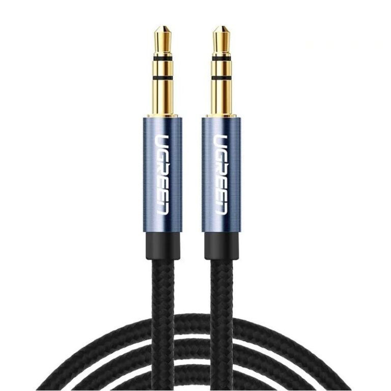 Cáp Audio AUX 3.5mm trên ô tô dài 2m chính hãng Ugreen 10687 cao cấp