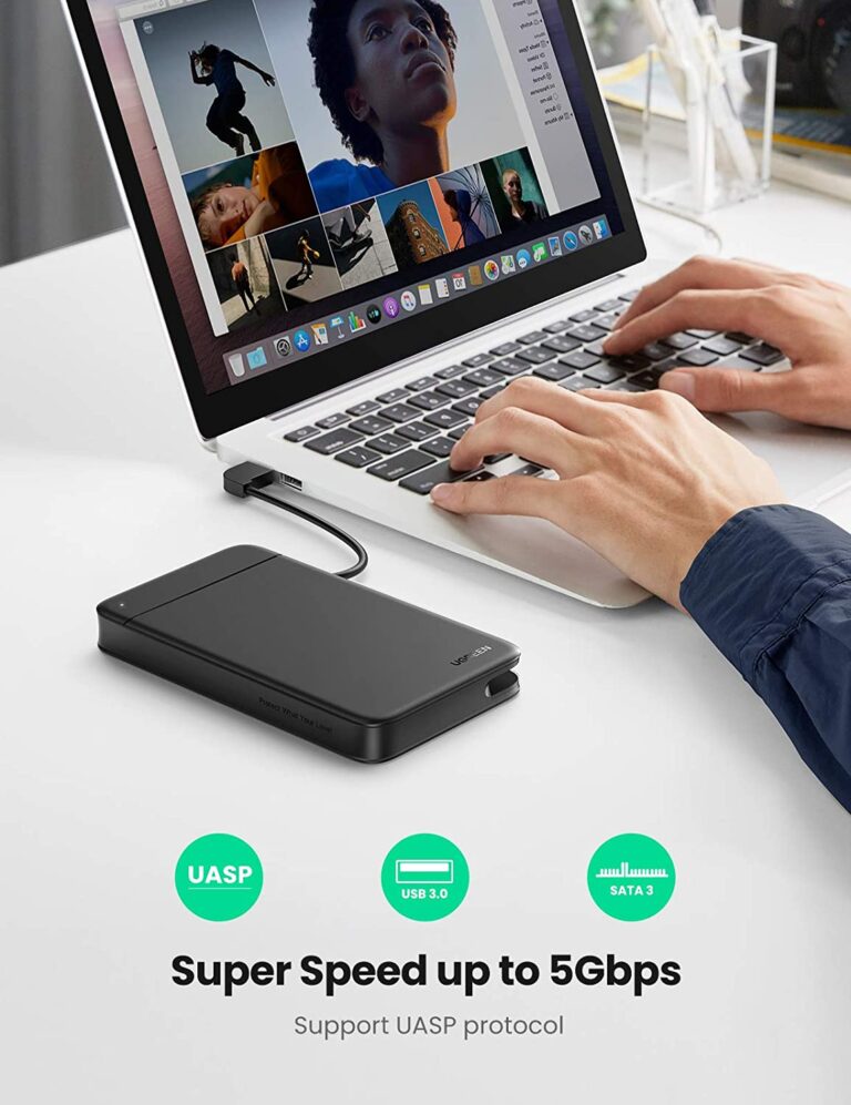 Hộp đựng ổ cứng 2.5 inch SSD HDD chuẩn SATA hỗ trợ ổ cứng lên đến 6TB 50743