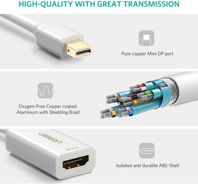 Cáp chuyển đổi Mini Displayport to HDMI hỗ trợ 4Kx2K chính hãng Ugreen 40360 cao cấp