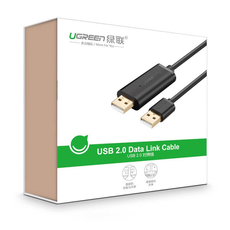 Dây data USB 2.0 (Data Link) truyền dữ liệu giữa các máy tính dài UGREEN 20233